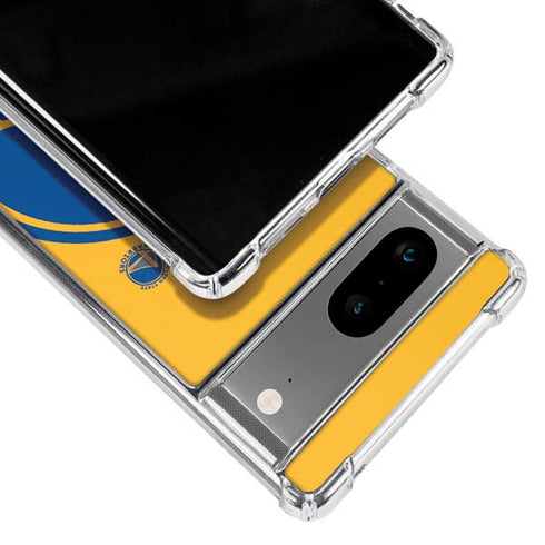 NBA Golden State Warriors Large Logo Google Pixel 8a Clear Case